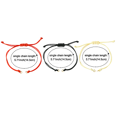 Braided Waxed Polyester Cord X1-AJEW-JB01153-03-1