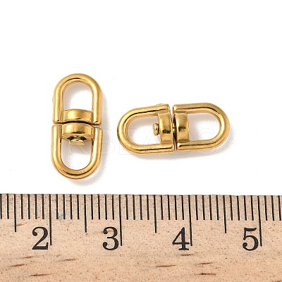 304 Stainless Steel Double Eye Swivel Clasps STAS-L300-011C-G-1