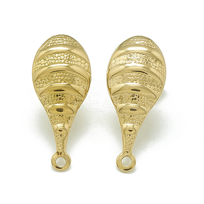 304 Stainless Steel Stud Earring Findings STAS-Q225-09G-1