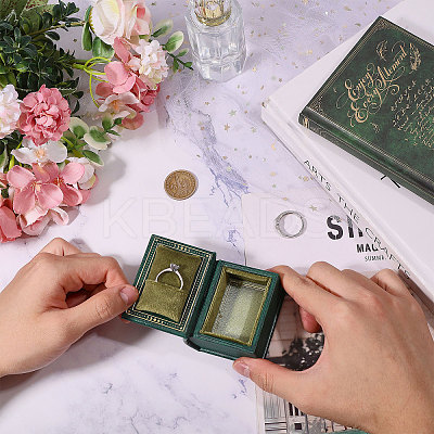 Book Shaped PU Leather Tie Clip Storage Boxes CON-CA0001-034C-1
