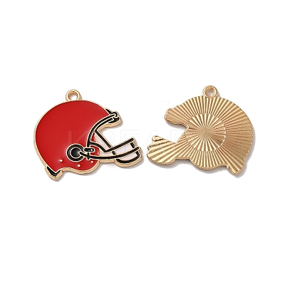 Alloy Enamel Pendants PALLOY-E028-04G-01-1