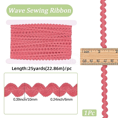 25Yards Polyamide Yarns Ribbon OCOR-GF0004-79E-1