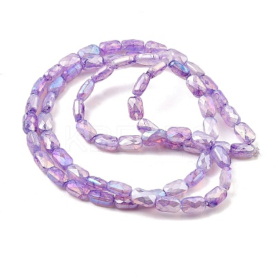 Imitation Jade Glass Beads Strands GLAA-P058-04A-1