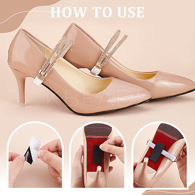 4 Bags 4 Colors Elastic Polyester Shoelace Bands FIND-PH0020-45-1