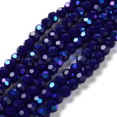 Opaque Glass Beads Strands EGLA-A035-P6mm-L09-1