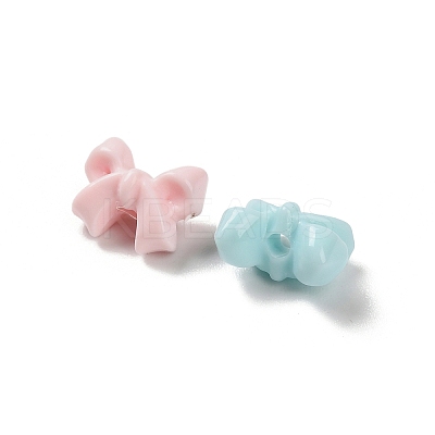 Opaque Acrylic Beads SACR-D009-01N-1