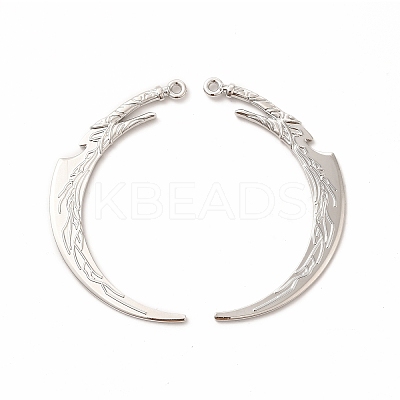 Rack Plating Alloy Big Pendants PALLOY-E025-34P-1