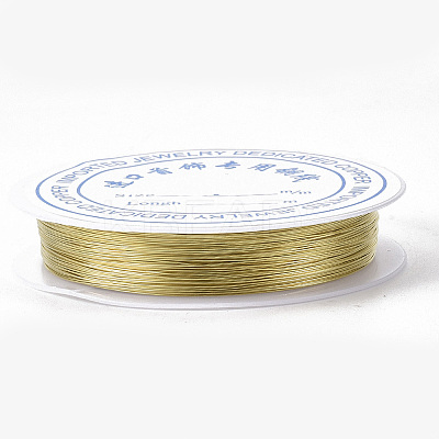 Round Copper Jewelry Wire CWIR-S002-0.3mm-02-1