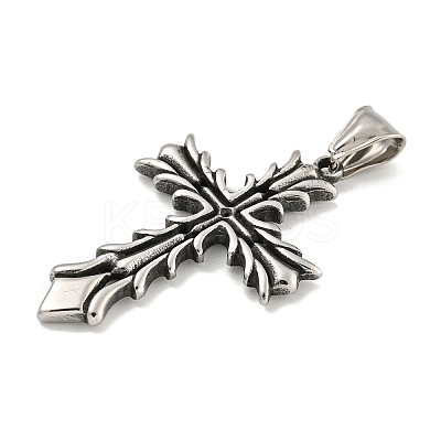 316 Surgical Stainless Steel Pendants Rhinestone Setting STAS-E212-111AS-1