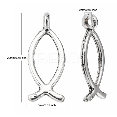 Tibetan Style Alloy Pendants LF0394Y-NF-1
