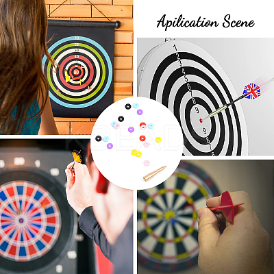 280Pcs 7 Colors Silicone O-Ring Stoppers FIND-CA0006-93-1