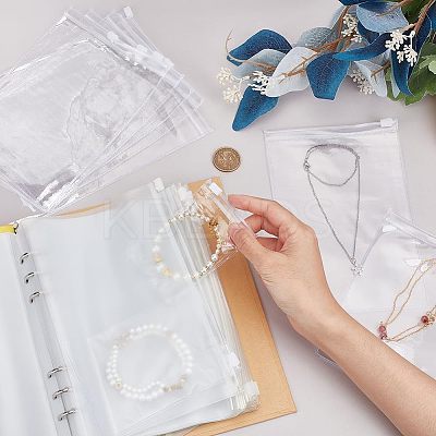 50Pcs 5 Styles PVC Resealable Bags ABAG-WR0001-10-1
