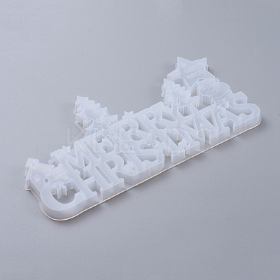 Christmas DIY Pendant Silicone Molds DIY-D049-08-1