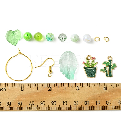 Acrylic Bead DIY Earring Making Kits DIY-FS0006-67A-1