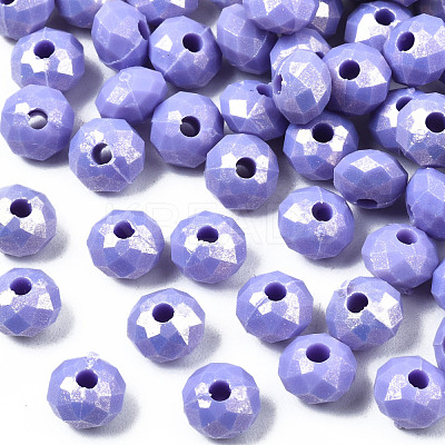 Spray Painted Acrylic Beads MACR-S280-03-1