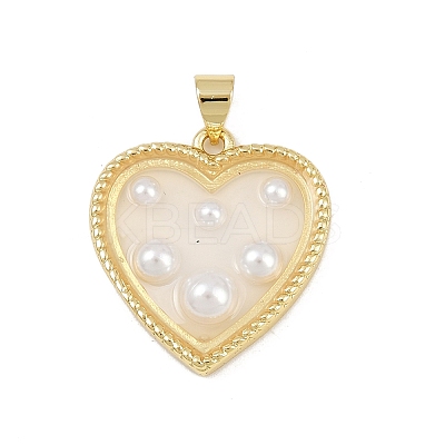 Epoxy Resin Pendants KK-P323-07A-G-1