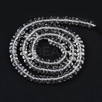 Natural Quartz Crystal Beads Strands G-G162-B01-01-1