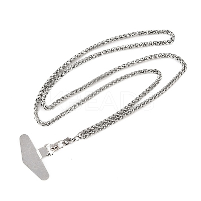 304 Stainless Steel Universal Phone Tether Tabs NJEW-D342-01P-1
