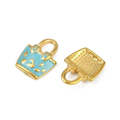 304 Stainless Steel Enamel Pendants STAS-Z140-03G-02-1
