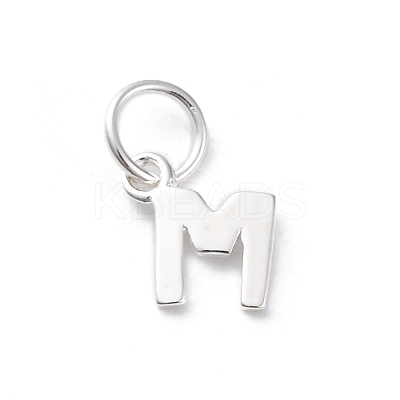 925 Sterling Silver Letter Charms LS-STER-C012-01S-M-1