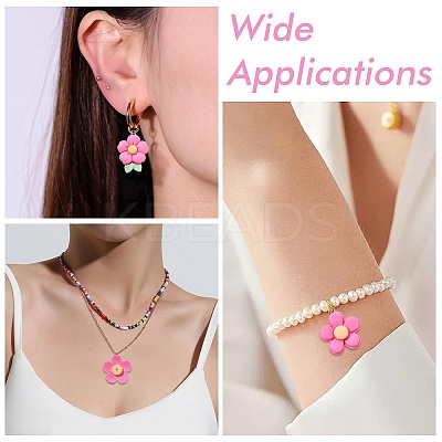 100Pcs 20 Styles Opaque Resin Pendants RESI-CJ0004-44-1