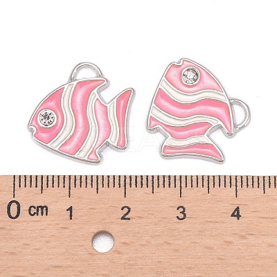 Alloy Enamel Pendants ENAM-P152-3-1