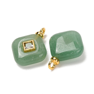 Natural Green Aventurine Pendants GG-CBAA798-03G-06-1