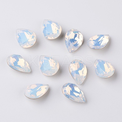 Faceted Teardrop K9 Glass Rhinestone Cabochons RGLA-I001-18x13mm-031-1