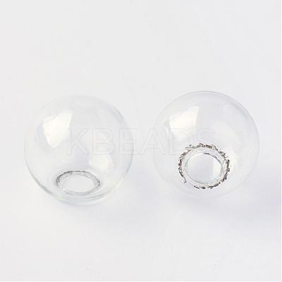 Round Mechanized One Hole Blown Glass Globe Ball Bottles BLOW-R001-10mm-1