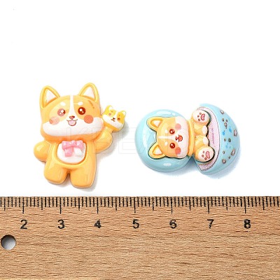 Opaque Resin Animal Decoden Cabochons CRES-Q221-07A-1