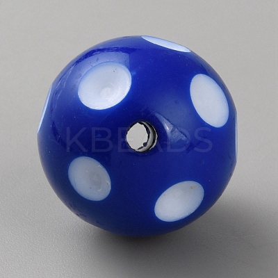 Acrylic Beads MACR-WH20003-02F-1