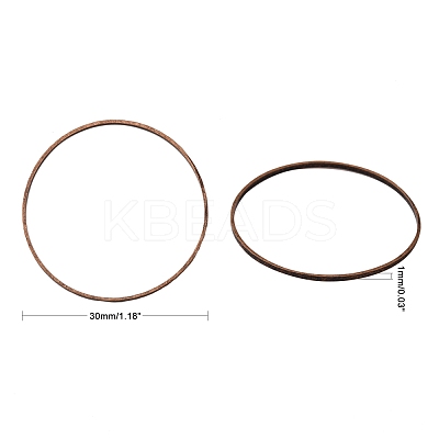 Brass Linking Rings EC18730mm-R-1