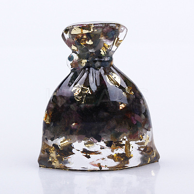 Resin Money Bag Display Decoration PW-WG42704-03-1