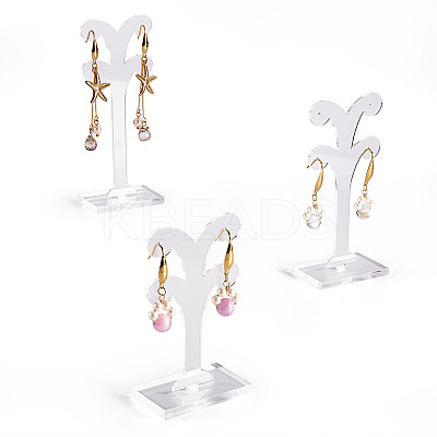 1 Set Acrylic Earring Display Tower Set EDIS-TA0001-003C-1