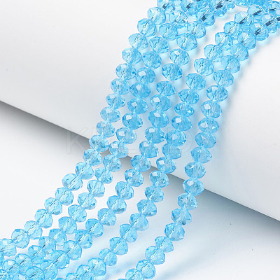 Glass Beads Strands EGLA-A034-T2mm-D08-1