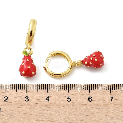 Brass Hoop Earrings EJEW-S251-04C-G-1