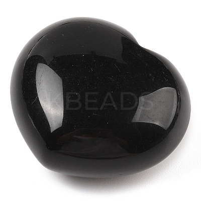 Natural Obsidian Thumb Massage Stone G-I367-06E-1