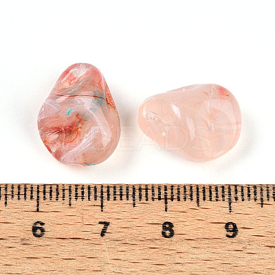 Transparent Acrylic Beads TACR-T028-44B-1