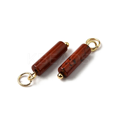 Natural Red Jasper Pendants STAS-C120-01G-10-1