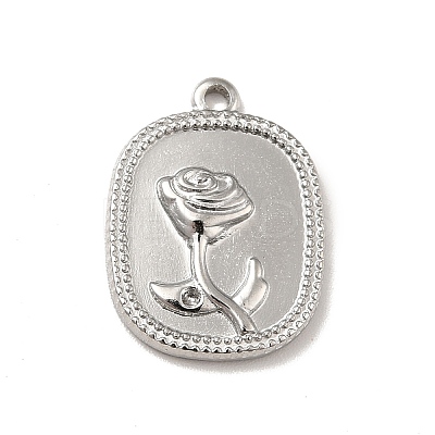 Non-Tarnish 304 Stainless Steel Pendants STAS-E176-09P-1