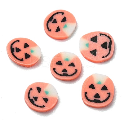 Halloween Theme Handmade Polymer Clay Cabochons CLAY-M005-22-1