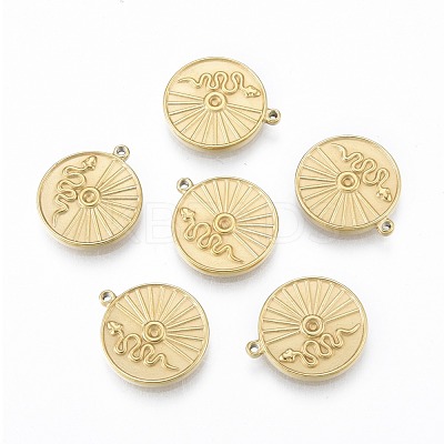 Ion Plating(IP) 304 Stainless Steel Pendant Rhinestone Settings STAS-N097-252LG-1