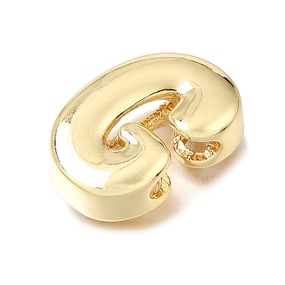 Brass Slide Charms KK-E802-33G-G-1