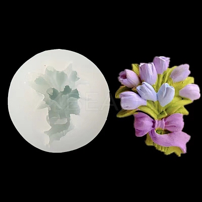 Flower Food Grade DIY Display Decoration Silicone Molds PW-WG77224-04-1