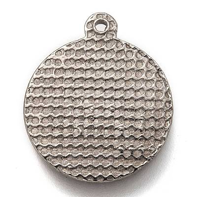 Non-Tarnish 304 Stainless Steel Pendants STAS-H123-10A-P-1