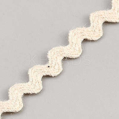 Cotton Wavy Fringe Trim Ribbon OCOR-WH20008-02B-1