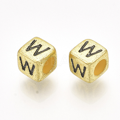 Acrylic Beads PB43C9308-G-W-1