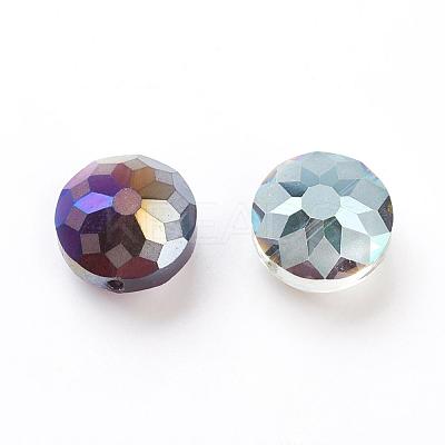 Electorplated Glass Beads EGLA-E002-M2-1