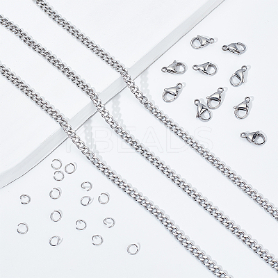 DIY Chain Bracelet Necklace Making Kit DIY-UN0004-19-1