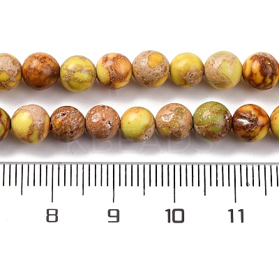Dyed Natural Regalite/Imperial Jasper/Sea Sediment Jasper Beads Strands G-B124-C02-04-1